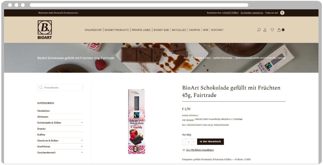 bioart onlineshop 2